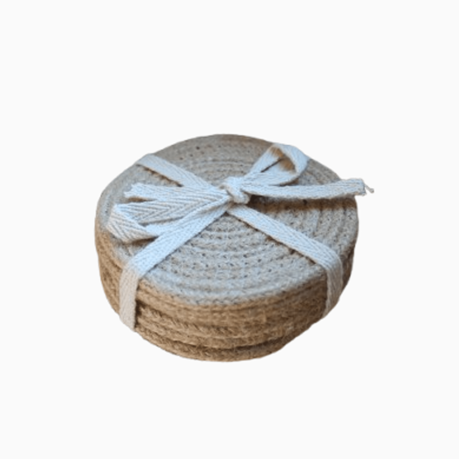 The Wordy Traveler Travel Themed Subscription Book Box Jute Coaster Set